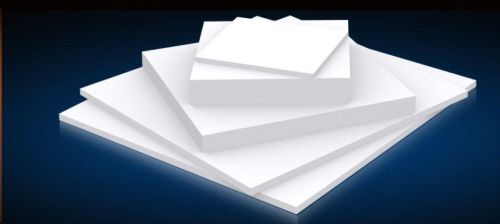 Light White Rectangular PTFE Molded Sheets