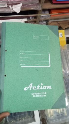 Plain Paper Board Spring File, For College, Keeping Documents, Office, School, Size : A/3, A/4, A/5