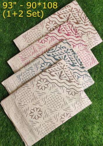 Cotton Printed Bed Sheets, For Home, Hospital, Hotel, Lodge, Picnic, Salon, Size : Multisizes