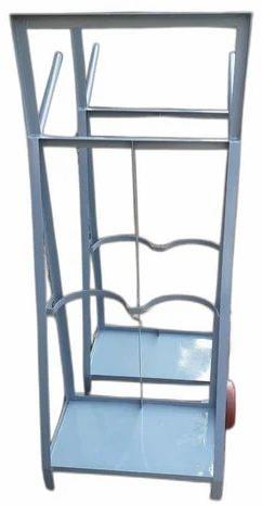 Iron Oxygen Cylinder Trolley, Feature : Easy Operate, Moveable, Rustproof, Shiny Look, Water Resistant