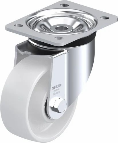 100Kg Steel Zinc Plated Caster Wheel, For Industrial, Trolley, Speciality : Robust Built, Optimum Weight