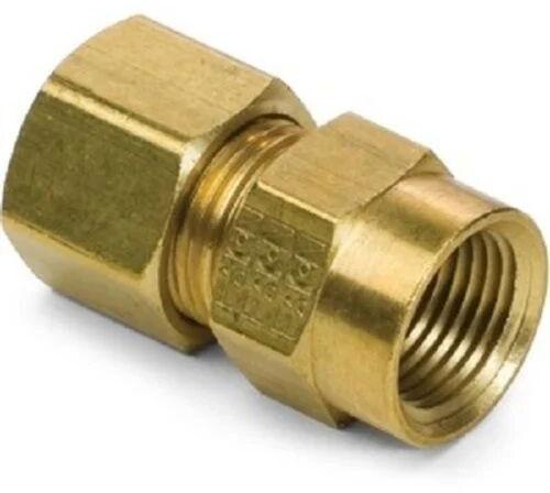 Golden Brass Female Connector