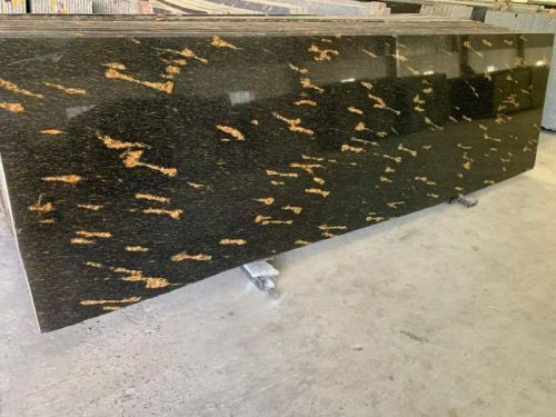 NR Marble Polished Fish Brown Granite, For Hotel Slab, Kitchen Slab, Office Slab