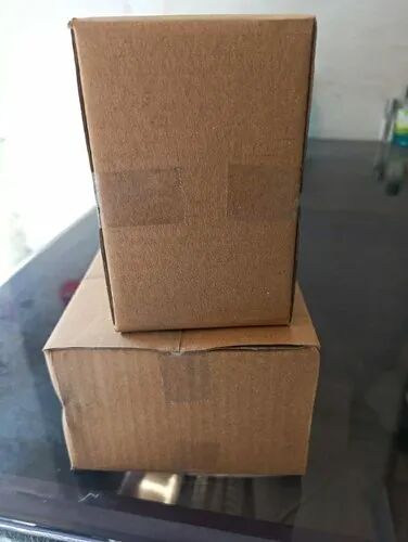 Brown Three Ply Corrugated Box, Shape : Die-Cut