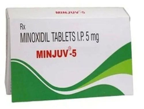 Minjuv-5 MG Tablet, For Hair Care Treatment., Packaging Type : Box