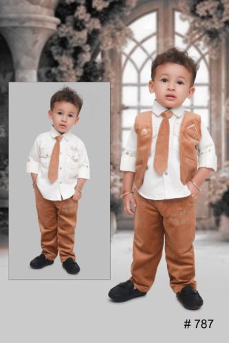 Plain 2 Piece Collar Cotton Valvet Baba Suit, Age Group : 0-2 Years
