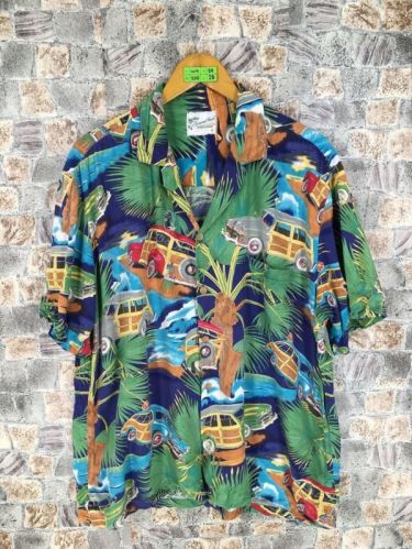 Black Half Sleeve Cotton Hawaiian Beach Shirt