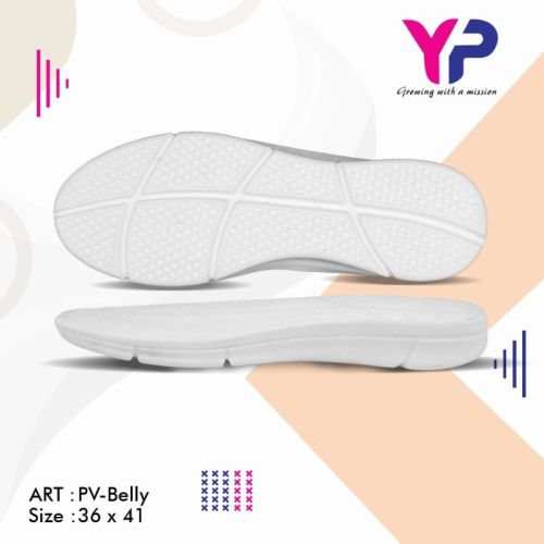 All EVA Compound Pv-belly Sole, Size : 6-10