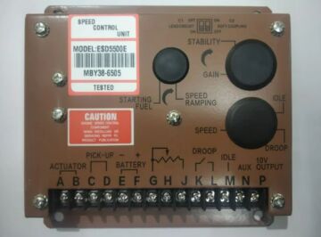 415 V AC ESD 5500 Genset Speed Control Unit