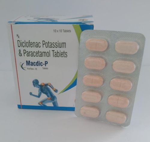 Diclofenac Pottasium 50 Mg+ Paracetamol 325 Mg Tab