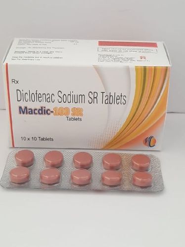 Diclofenac Sodium Sr 100mg Tab, For Mediacal