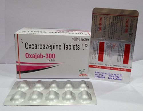 White OXCARBAZEPINE 300MG TABLET, For Clinical, Hospital, Personal, Grade Standard : Medicine Grade