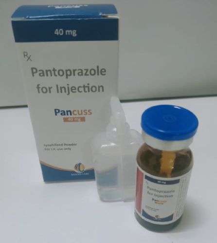 Pantoprazole 40mg Injection, Packaging Type : Glass Bottles