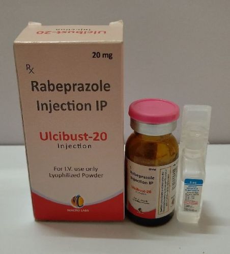 CNC Machine Rabeprazole 20 Mg Injection, Color : Brown