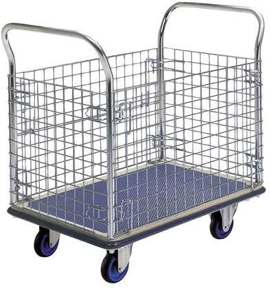 12-15 Kg Powder Coated Mild Steel Platform Cage Trolley, Style : Modern