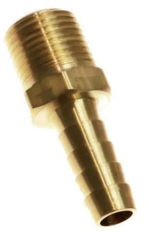 Golden Brass Hex Nozzle, Size : Multisizes