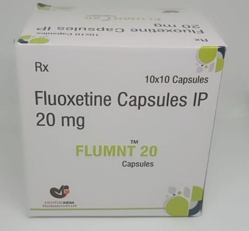 Fluoxetine 20mg Capsules, For Used To Treat Depression, Obsessive-compulsive Disorder, Packaging Size : 10X10 Pack