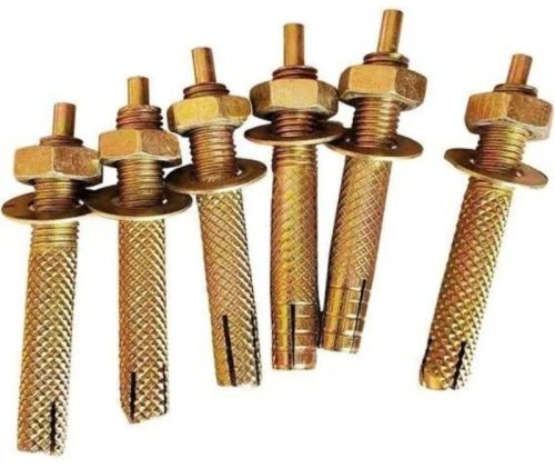 Golden Polished Aluminium Bronze Anchor Fastener, For Fittings