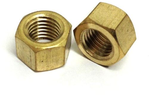 Golden Polished Aluminium Bronze Nut, For Fittings