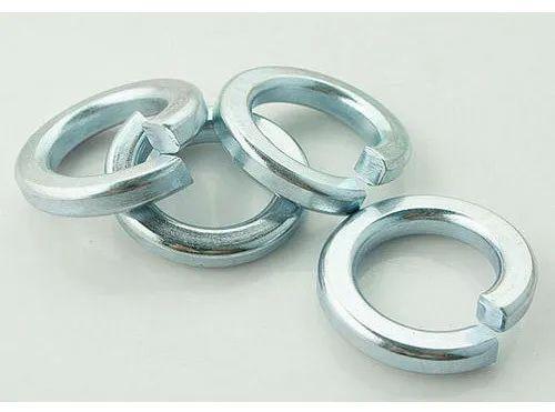 Silver Polished Stainless Steel Aluminium Spring Washer, For Fittings, Shape : Round