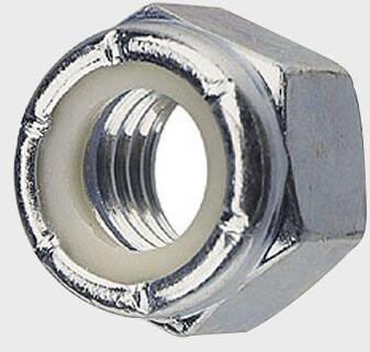 Silver Stainless Steel Duplex 31803 Nylock Nut, For Fitting Use