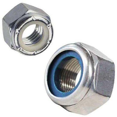 Silver Inconel 601 Nylock Nut, For Fitting Use