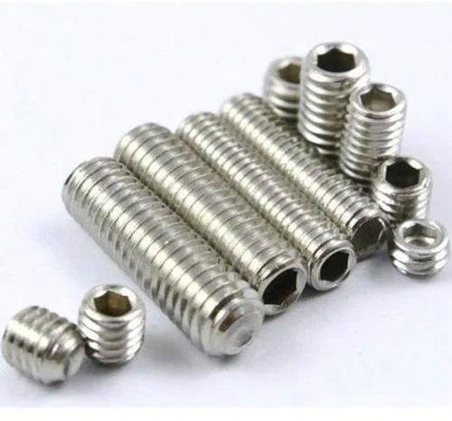 Stainless Steel Monel 400 Grub Screw, For Fittings Use, Feature : Rust Proof, Non Breakable, Light Weight