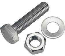 Hexagonal Polished Stainless Steel Super Duplex 32760 Bolt, For Construction, Color : Silver