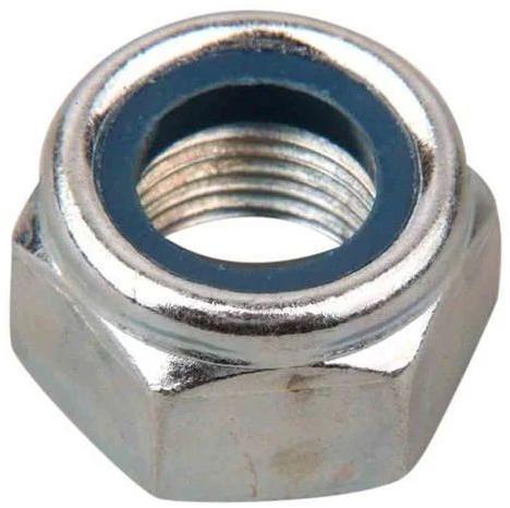 Silver Titanium GR 2 Nylock Nut, For Fitting Use