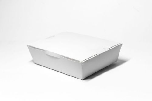 White 500 Ml Paper Meal Box