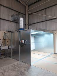ME 6 To 12 HP Steel MS/SS Open Spray Paint Booth, Phase : 3