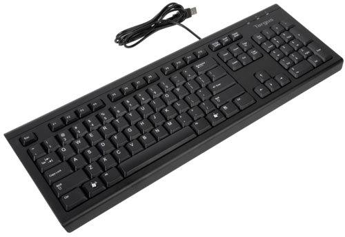 Black Wired Computer Keyboard, Cable Length : 2Ft