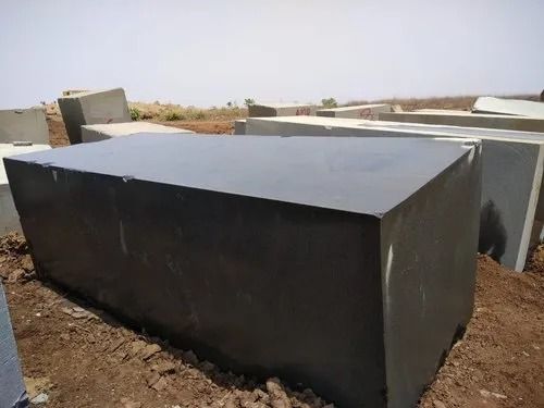 Plain Polished Solid Black Granite Block, Shape : Rectangular
