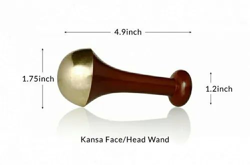 Brown Kansa Face Wand Massager