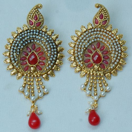 Polished Brass Imitation Earring, Occasion : Party Wear