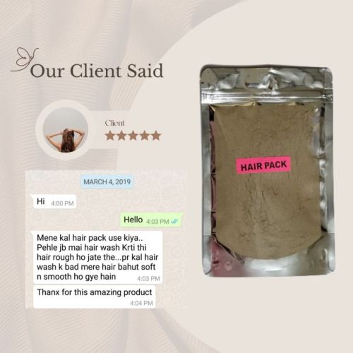 Paste Herbal Hair Pack, For Parlour