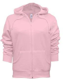 Fleece Ladies Zipper Hoodies, Size : All Sizes