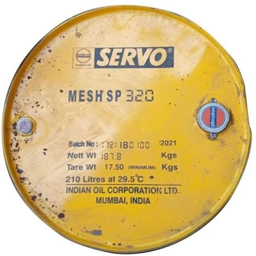 Yellow Liquid Servo Mesh SP 320 Gear Oil, For Heavy Duty Engines, Packaging Type : Barrel