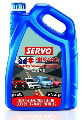 Yellow Liquid Servo MGGO 80W-90 Gear Oil, For Maruti Vehicles, Grade : 80W90