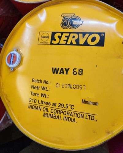 Yellow Liquid Servo Way 68 Lubricant Oil, For Automotive, Packaging Type : Barrel