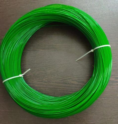 Round PET Wire Green, For Construction, Cages