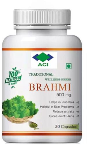 Brahmi (bacopa Monnieri) Capsule, For Supplement Diet, Prescription : Non Prescription