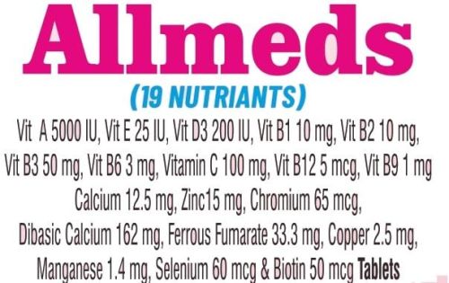 White. Allmeds Tablets, Purity : 99%