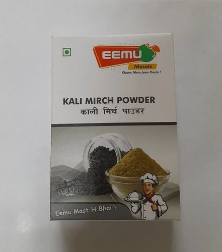 Eemu Black Pepper Powder, Packaging Type : Box