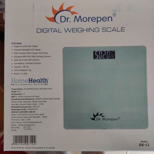 Dr. Morepen Digital Weighing Scale