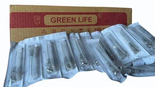 Stainless Steel Green Life Sterile Needles, Color : White