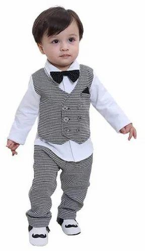 3 Piece Kids Baba Suit, Feature : Anti-Wrinkle, Comfortable, Dry Cleaning