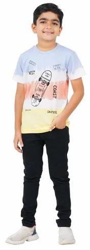 Kids Boys Round Neck T-Shirts