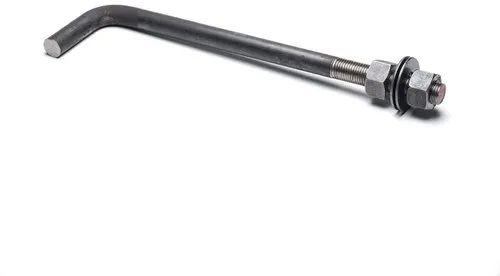 J Shape Polished Metal Bent Foundation Bolt, For Fittings, Feature : Corrosion Resistance, High Quality