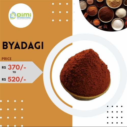 Byadgi Red Chilli Powder, Packaging Size : 25 Kg